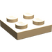 LEGO Very Light Orange Plate 2 x 2 (3022 / 94148)