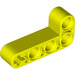 LEGO Vibrant Yellow Beam 2 x 4 Bent 90 Degrees, 2 and 4 holes (32140 / 42137)