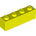 LEGO Jaune vif Brique 1 x 4 (3010 / 6146)