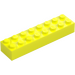 LEGO Amarillo vibrante Ladrillo 2 x 8 (3007 / 93888)