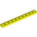 LEGO Leuchtendes Gelb Platte 1 x 10 (4477)