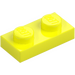 LEGO Vibrant Yellow Plate 1 x 2 (3023)