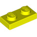 LEGO Leuchtendes Gelb Platte 1 x 2 (3023 / 28653)