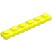 LEGO Vibrant Yellow Plate 1 x 6 (3666)