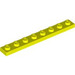 LEGO Vibrant Yellow Plate 1 x 8 (3460)