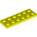 LEGO Jaune vif assiette 2 x 6 (3795)