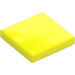 LEGO Vibrant Yellow Tile 2 x 2 with Groove (3068)
