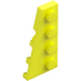 LEGO Levende gul Kile Plate 2 x 4 Vinge Venstre (41770)