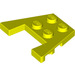 LEGO Leuchtendes Gelb Keil Platte 3 x 4 mit Bolzenkerben (28842 / 48183)