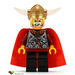 LEGO Viking King с червен нос Минифигурка