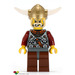 LEGO Viking Warrior med Angry Ansigt og Golden Hjelm Minifigur