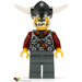 LEGO Viking Warrior s Angry Tvář a Skvrnitá černá Helma Minifigurka