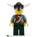 LEGO Viking Warrior with Grumpy Face Minifigure