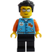 LEGO Vintage Bil Fan Minifigur