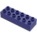 LEGO Violet Duplo Brick 2 x 6 (2300)