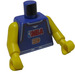 LEGO Violet Minifigure Torse NBA Player Number 3