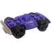 LEGO Paars (Violet) Racers Chassis met Zwart Wielen