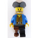 LEGO Volcano Island Pirate with Peg Leg Minifigure