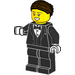 LEGO Waiter Minifigure