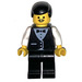 LEGO Waiter mit Schnurrbart Minifigur