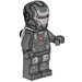 LEGO War Machine con Pearl Dark Gris y Plateado Armadura con Soporte de cuello Minifigura