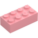 LEGO Warm Pink Brick 2 x 4 (3001)