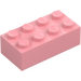 LEGO Warm Pink Brick 2 x 4 (3001 / 3556)