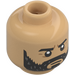 LEGO Warm Tan Duke Leto Atreides Minifigure Head (Safety Stud) (3274 / 107164)