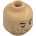 LEGO Warm Tan Duncan Idaho Minifigure Head (Safety Stud) (3274 / 107176)