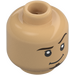 LEGO Warm Tan Flynn Rider Minifigure Head (Recessed Solid Stud) (3274 / 104024)