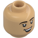 LEGO Warm Tan Head with Smile (Recessed Solid Stud) (3626 / 101041)