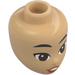 LEGO Lämmin beige Liann jossa Smile Minidoll Pää (92198 / 105945)