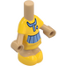 LEGO Warm Tan Micro Body with Layered Skirt with Blue (101175)