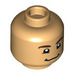 LEGO Bronzage chaud Minifigure Diriger avec Décoration (Goujon solide encastré) (3626 / 100329)