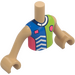 LEGO Warm Tan Niko - Sport Outfit Friends Torso (Boy) (73161)