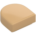 LEGO Warm Tan Tile 1 x 1 Half Oval (24246 / 35399)