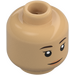 LEGO Warm Tan Yuki Nagasato Minifigure Head (Recessed Solid Stud) (3274 / 104642)