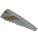 LEGO Wedge 10 x 3 x 1 Double Rounded Right with Gold beaten panel design Right Sticker (50956)