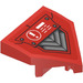LEGO Wedge 2 x 2 x 0.7 with Point (45°) with ‘!’ In Circle and Vents Sticker (66956)