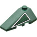 LEGO Wedge 2 x 4 Triple Left with Dark Green Triangle with White Border Sticker (43710)