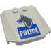 LEGO Wedge 4 x 4 Curved with Police Dog Sticker (45677)