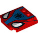 LEGO Wedge 4 x 4 Curved with Spiderman Face (36810 / 45677)