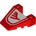 LEGO Wedge 4 x 4 with Airline Logo with Stud Notches (38858 / 93348)