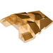 LEGO Kile 4 x 4 med Jagged Angles med Gold Surface (28625 / 45843)