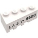 LEGO Wedge Brick 2 x 4 Right with Japanese Logogram &#039;しんかい&#039; (Shinkai) and &#039;6500&#039; Sticker (41767)