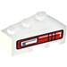 LEGO Wedge Brick 3 x 2 Left with Black and Red Backlight Sticker (6565)