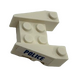 LEGO Wedge Brick 3 x 4 with &#039;POLICE&#039; (Both Sides) Sticker with Stud Notches (50373)