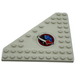 LEGO Cuneo Piastra 10 x 10 senza Angolo senza Bottoncini al centro con Spazio logo (Destra) Adesivo (92584)