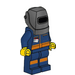 LEGO Welder s Dark Modrá Oblek Minifigurka