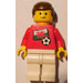 LEGO Welsh Football Player avec Standard Sourire avec Stickers Figurine